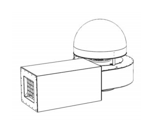 wentylator dachowy WPU-D rysunek