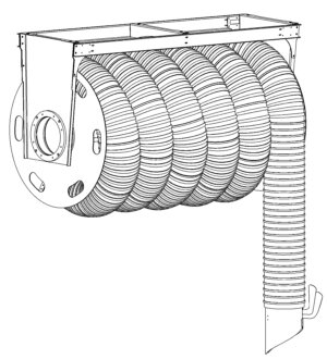 Bębnowy Odsysacz Spalin TORNADO MAXI
